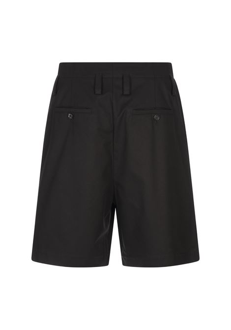 Shorts Chino a Gamba Ampia Neri ALEXANDER MCQUEEN | 826544-QSABY1000